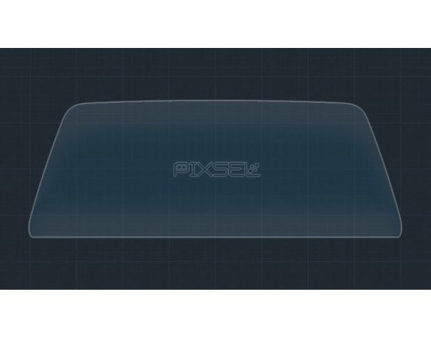 Защитное стекло Pixsel на приборную панель FORD EXPLORER EV 8.7“ 2024 - (гибридное мат)