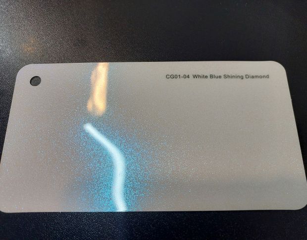 FORMULA PPF White Blue Shining Diamond Gloss - Антигравійна захисна біло-блакитна плівка (глянцева) 1.52 m