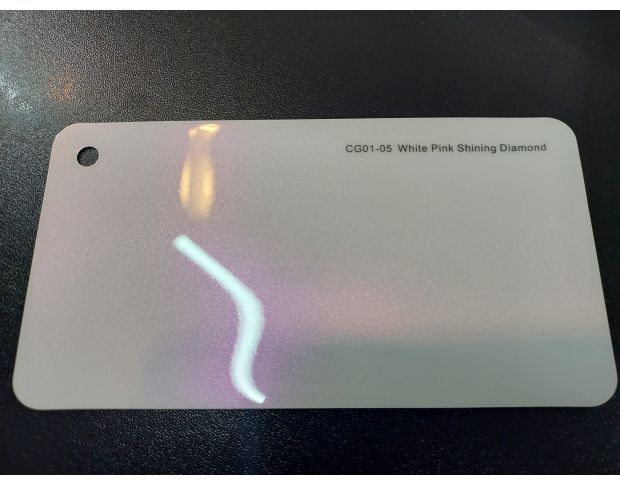 FORMULA PPF White Pink Shining Diamond Gloss - Антигравійна захисна біло-рожева плівка (глянцева) 1.52 m