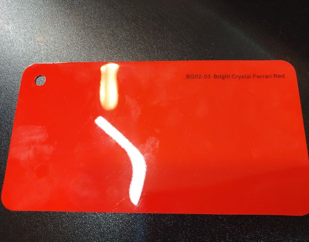 FORMULA PPF Bright Crystal Ferrari Red Gloss - Антигравийная защитная червона плёнка (глянцевая) 1.52 m
