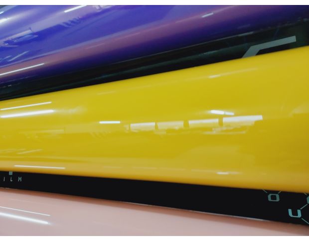 FORMULA PPF Bright Metallic Yellow Gloss - Антигравийная защитная желтая плёнка (глянцевая) 1.52 m