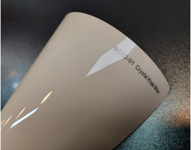 FORMULA PPF Crystal Khaki Milan Gloss - Антигравийная защитная бежевая плёнка (глянцевая) 1.52 m