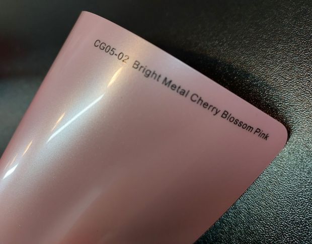 FORMULA PPF Bright Metal Cherry Blossom Pink Gloss - Антигравійна захисна рожева плівка (глянцева) 1.52 m