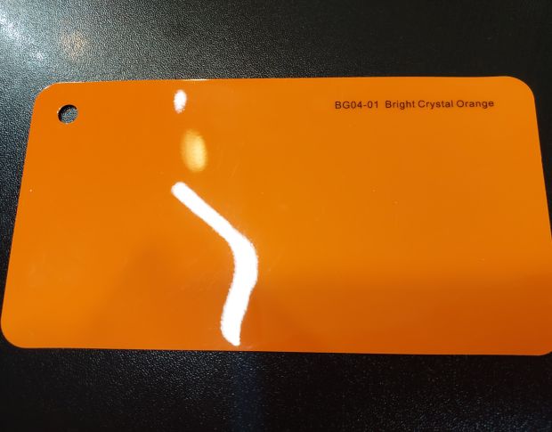 FORMULA PPF Bright Crystal Orange Gloss - Антигравийная защитная оранжевая плёнка (глянцевая) 1.52 m