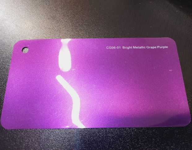 FORMULA PPF Bright Metallic Grape Purple Gloss - Антигравийная защитная фиолетовая плёнка (глянцевая) 1.52 m