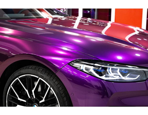 FORMULA PPF Bright Metallic Grape Purple Gloss G501 - Антигравийная защитная фиолетовая плёнка (глянцевая) 1.52 m