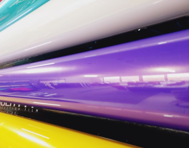 FORMULA PPF Bright Metallic Grape Purple Gloss - Антигравийная защитная фиолетовая плёнка (глянцевая) 1.52 m