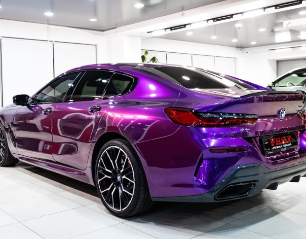 FORMULA PPF Bright Metallic Grape Purple Gloss G501 - Антигравийная защитная фиолетовая плёнка (глянцевая) 1.52 m