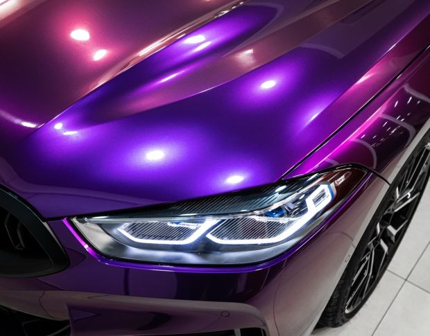 FORMULA PPF Bright Metallic Grape Purple Gloss G501 - Антигравийная защитная фиолетовая плёнка (глянцевая) 1.52 m
