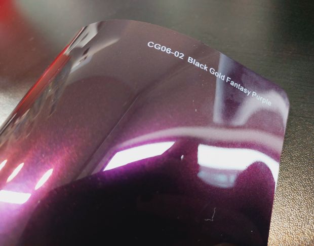 FORMULA PPF Black Gold Fantasy Purple Gloss - Антигравийная защитная фиолетовая плёнка (глянцевая) 1.52 m