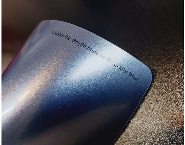 FORMULA PPF Bright Metallic Cyan Mist Blue Gloss - Антигравийная защитная бирюзовая плёнка (глянцевая) 1.52 m