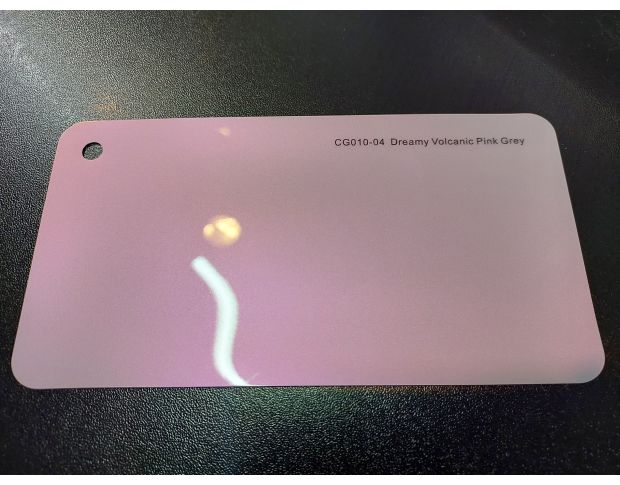 FORMULA PPF Dreamy Volcanic Pink Grey Gloss - Антигравийная защитная розово-серая хамелеон плёнка (глянцевая) 1.52 m