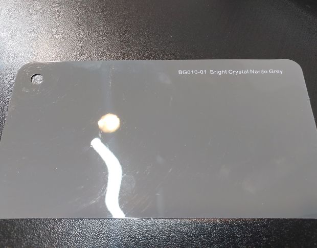 FORMULA PPF Bright Crystal Nardo Grey Gloss - Антигравийная защитная серая плёнка (глянцевая) 1.52 m