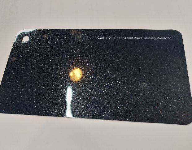 FORMULA PPF Pearlescent Black Shinning Diamond Gloss - Антигравийная защитная черная хамелеон плёнка (глянцевая) 1.52 m