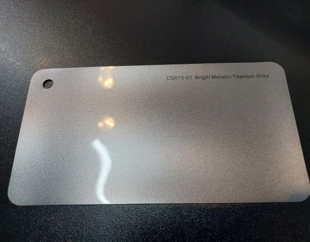 FORMULA PPF Bright Metallic Titanium Grey Gloss - Антигравийная защитная серая плёнка (глянцевая) 1.52 m