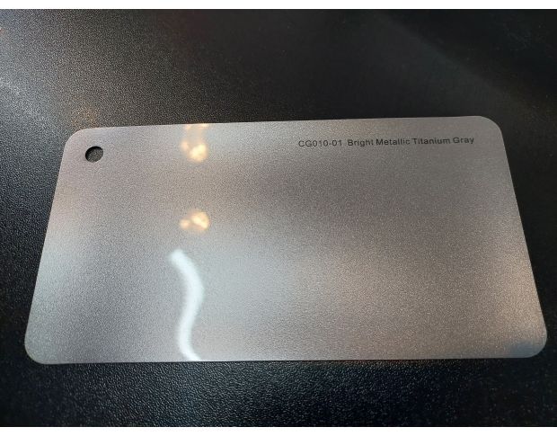 FORMULA PPF Bright Metallic Titanium Grey Gloss - Антигравийная защитная серая плёнка (глянцевая) 1.52 m