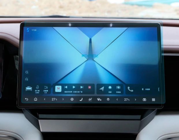 Захисне скло Pixsel на монітор BYD SUMMER DM-I (XIA) 16.2“ 2025 - (гібридне мат)