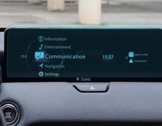 Захисне скло Pixsel на монітор MAZDA CX-80 14.9“ 2024 - (гібридне мат)