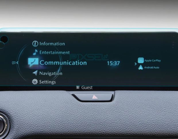 Захисне скло Pixsel на монітор MAZDA CX-80 14.9“ 2024 - (гібридне глянець)