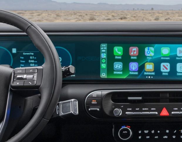 Захисне скло Pixsel на панель приладів HYUNDAI PALISADE 27.4“ 2025 - (гібридне глянець)