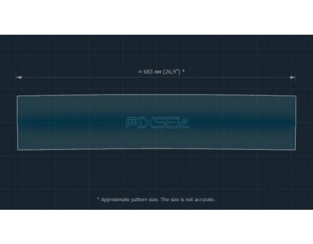 Захисне скло Pixsel на панель приладів HYUNDAI PALISADE 27.4“ 2025 - (гібридне мат)