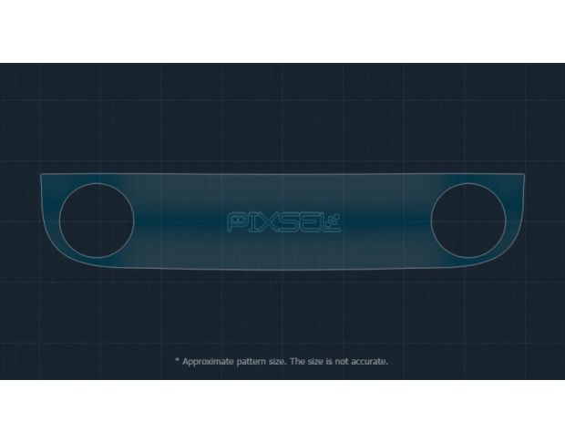 Захисне скло Pixsel на клімат HYUNDAI PALISADE 12.1“ 2025 - (гібридне мат)