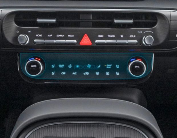 Захисне скло Pixsel на клімат HYUNDAI PALISADE 12.1“ 2025 - (гібридне мат)