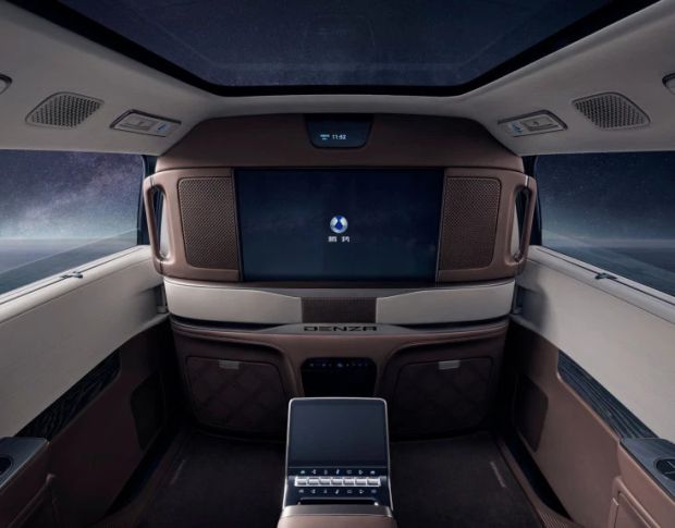 Защитное стекло Pixsel на задний монитор DENZA D9 31.6“ 2022 - (гибридное глянец)