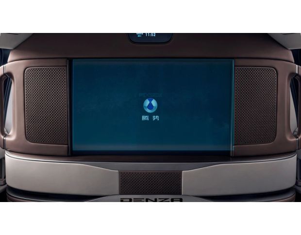 Защитное стекло Pixsel на задний монитор DENZA D9 31.6“ 2022 - (гибридное глянец)