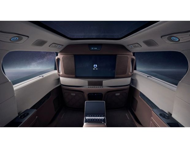 Защитное стекло Pixsel на задний монитор DENZA D9 31.6“ 2022 - (гибридное мат)