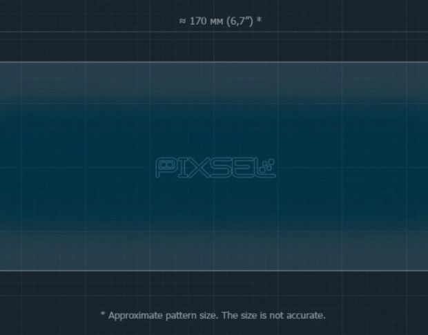 Защитное стекло Pixsel для заднего климат-контроля XIAOMI YU7 7.3“ 2025 - (гибридное мат)