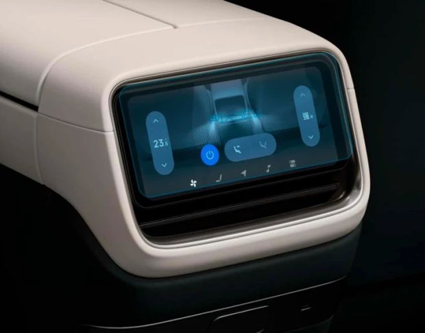 Защитное стекло Pixsel для заднего климат-контроля XIAOMI YU7 7.3“ 2025 - (гибридное мат)