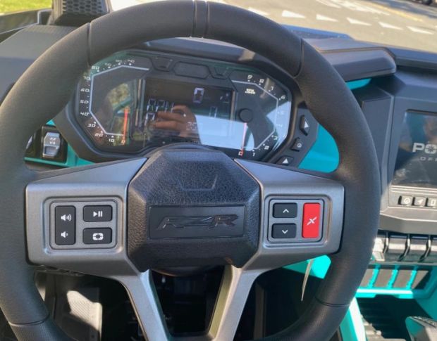 Захисне скло Pixsel на спідометр мотоцикла POLARIS RZR PRO R ULTIMATE 7.2“ (гібридне глянець)