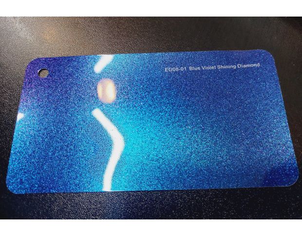 FORMULA PPF Blue Violet Shining Diamond Gloss - Антигравийная защитная сине-фиолетовая хамелеон плёнка (глянцевая) 1.52 m