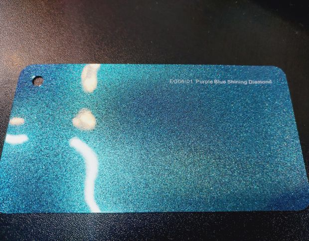 FORMULA PPF Purple Blue Shining Diamond Gloss - Антигравійна захисна синьо-фіолетова хамелеон плівка (глянцева) 1.52 m