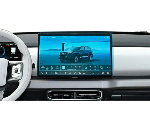 Защитное стекло Pixsel на монитор BYD LEOPARD 3 16.3“ 2024 - (гибридное мат)