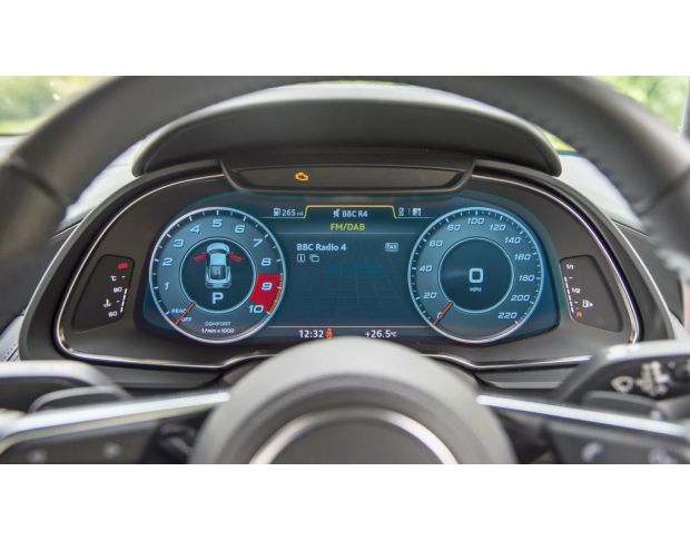 Защитное стекло Pixsel на приборную панель AUDI R8 12“ 2016 - (гибридное глянец)