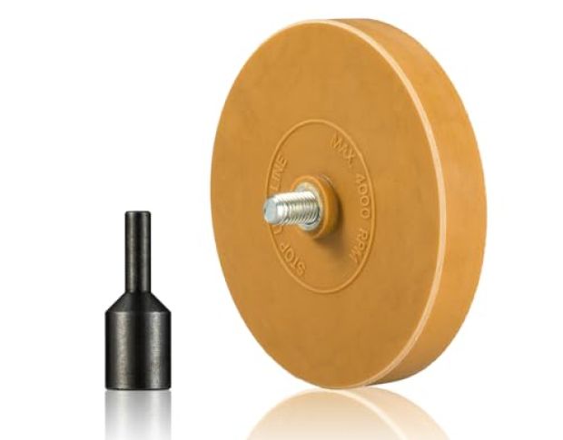 FOSHIO Decal And Sticker Remover Wheel - Диск для зняття двостороннього скотчу та залишків клею 96 mm x 20 mm