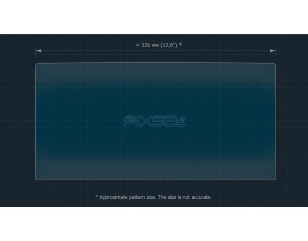 Защитное стекло Pixsel на монитор LINCOLN CORSAIR 14.3“ 2021 - 2023 (гибридное мат)