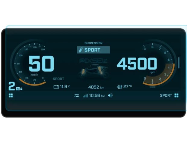 Защитное стекло Pixsel на монитор BRP CAN-AM OUTLANDER MAX XT-P 11.6“ 2026 - (гибридное глянец)
