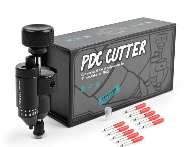 Foshio Metal Radar Hole PDC Cutter With Extra 10 Blades - Інструмент для вирізання парктроніків