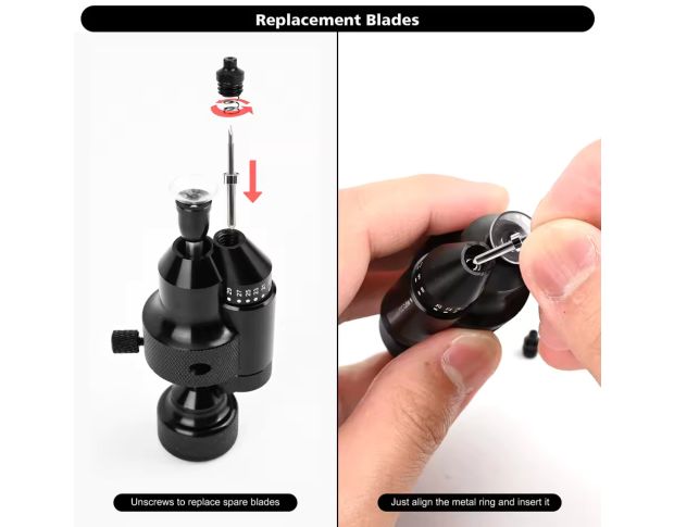 Foshio Metal Radar Hole PDC Cutter With Extra 10 Blades - Інструмент для вирізання парктроніків