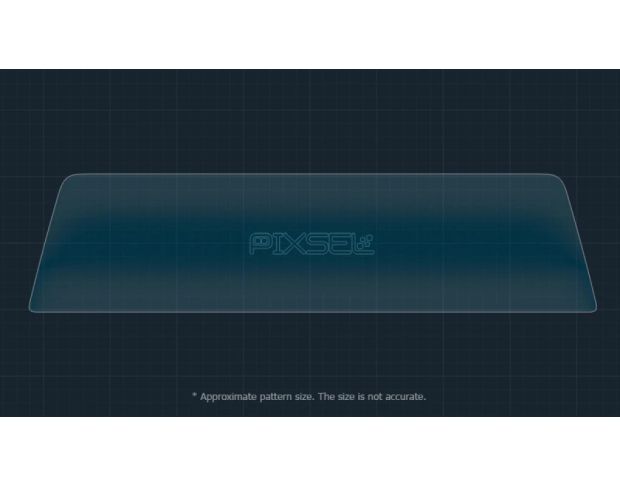 Защитное стекло Pixsel на приборную панель HYPTEC HL 12.9“ 2024 - (гибридное мат)