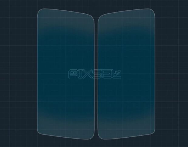 Защитное стекло Pixsel для заднего климат-контроля HYPTEC HL 7.7“ 2024 - (гибридное глянец)