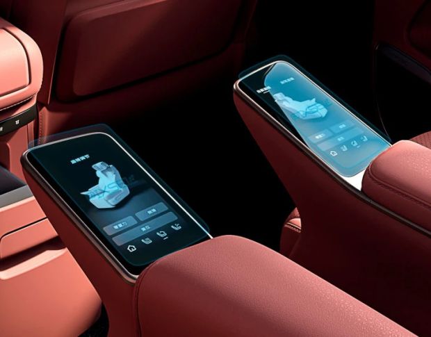 Защитное стекло Pixsel для заднего климат-контроля HYPTEC HL 7.7“ 2024 - (гибридное глянец)