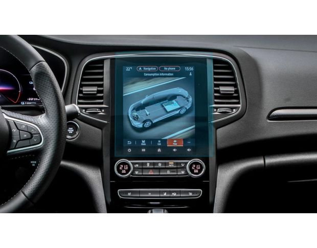Захисне скло Pixsel на монітор RENAULT MEGANE 11.6“ 2016 - 2022 (гібридне глянець)