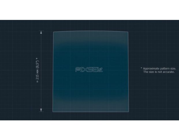 Захисне скло Pixsel на монітор RENAULT MEGANE 11.6“ 2016 - 2022 (гібридне глянець)