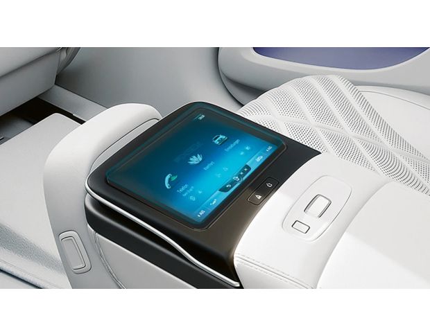 Защитное стекло Pixsel для заднего планшета MERCEDES BENZ EQS 8.3“ 2023 - (гибридное глянец)