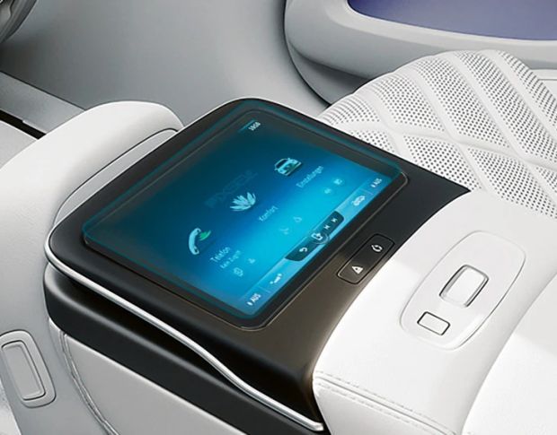 Защитное стекло Pixsel для заднего планшета MERCEDES BENZ EQS 8.3“ 2023 - (гибридное мат)