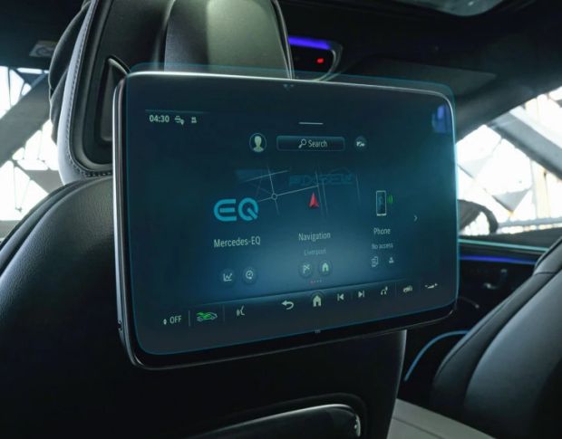 Защитное стекло Pixsel для заднего монитора MERCEDES BENZ EQS 13.6“ 2022 - (гибридное глянец)